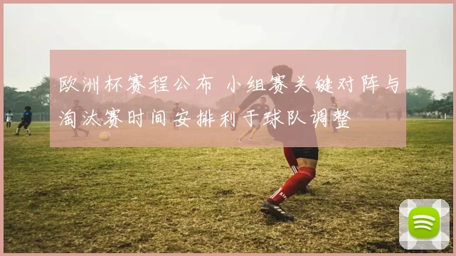 欧洲杯赛程公布 小组赛关键对阵与淘汰赛时间安排利于球队调整