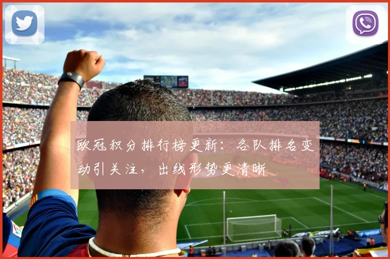 欧冠积分排行榜更新：各队排名变动引关注，出线形势更清晰