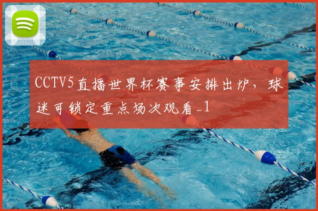 CCTV5直播世界杯赛事安排出炉，球迷可锁定重点场次观看_1